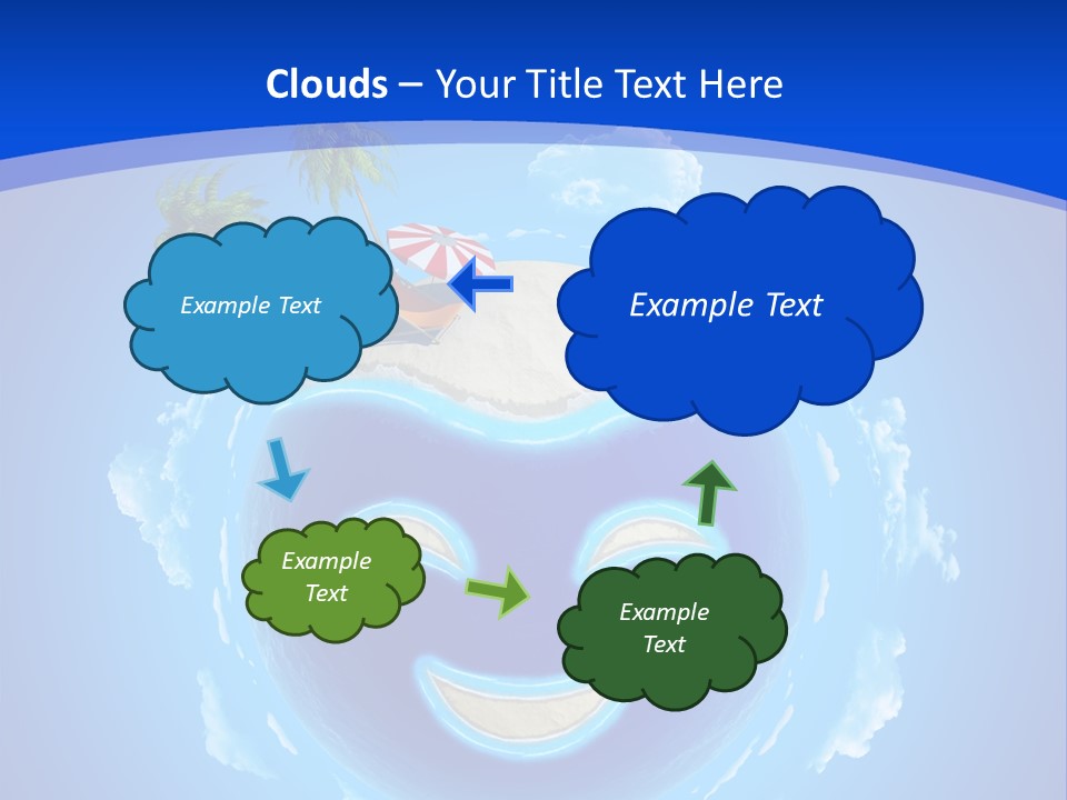 White Shore Resort PowerPoint Template