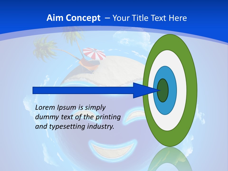 White Shore Resort PowerPoint Template