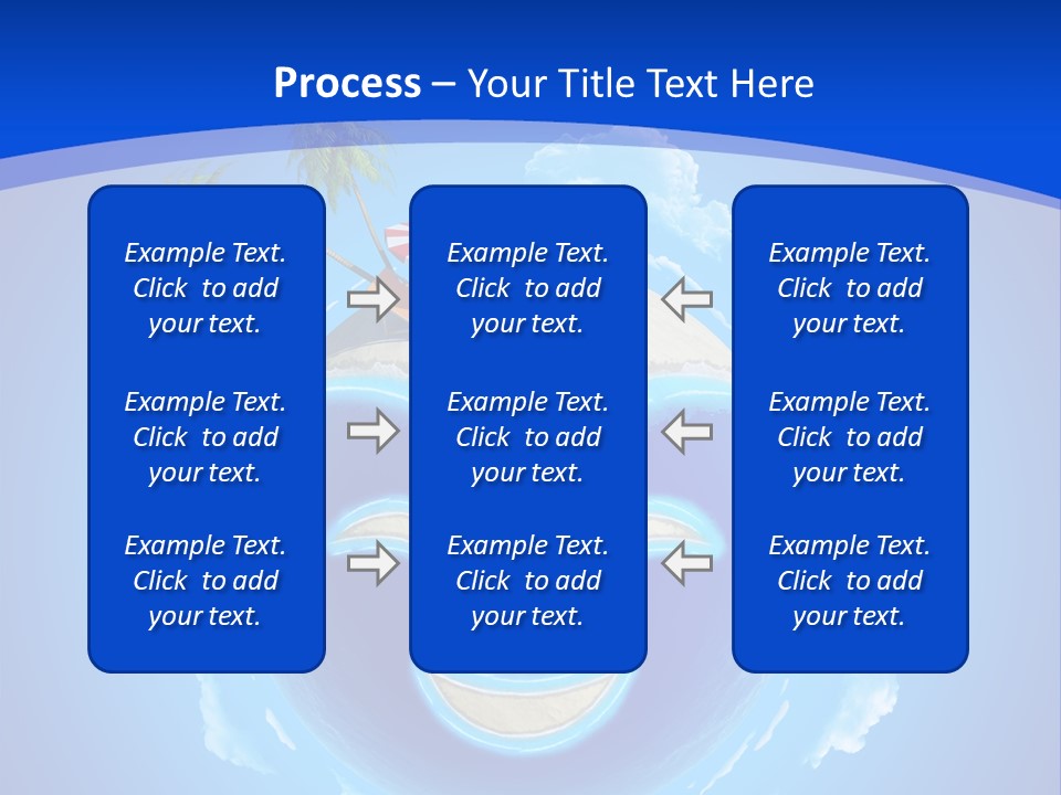 White Shore Resort PowerPoint Template