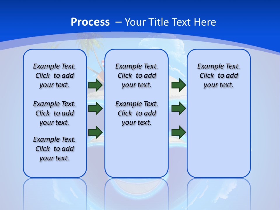 White Shore Resort PowerPoint Template
