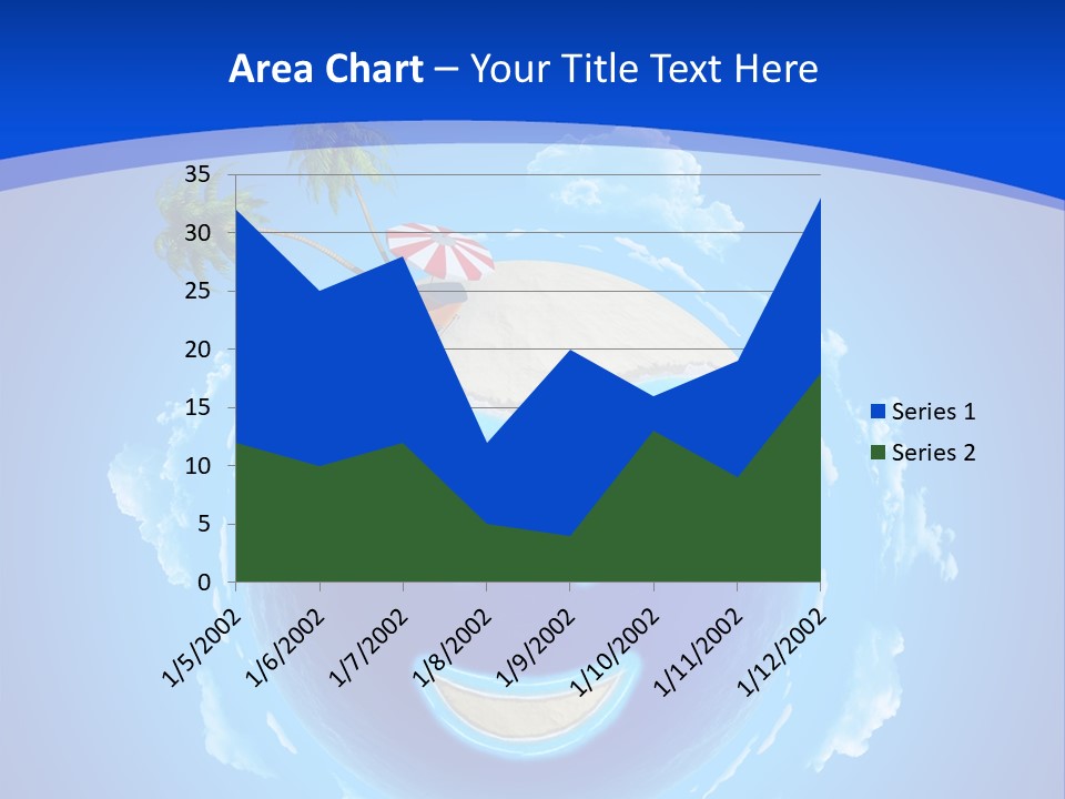 White Shore Resort PowerPoint Template