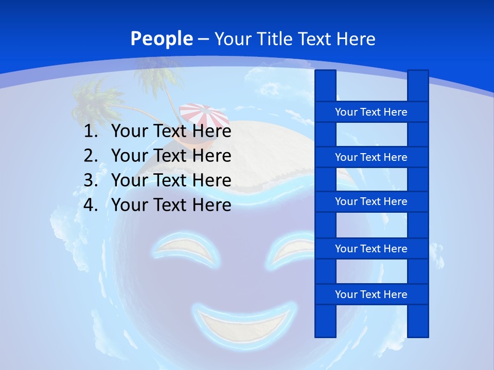 White Shore Resort PowerPoint Template