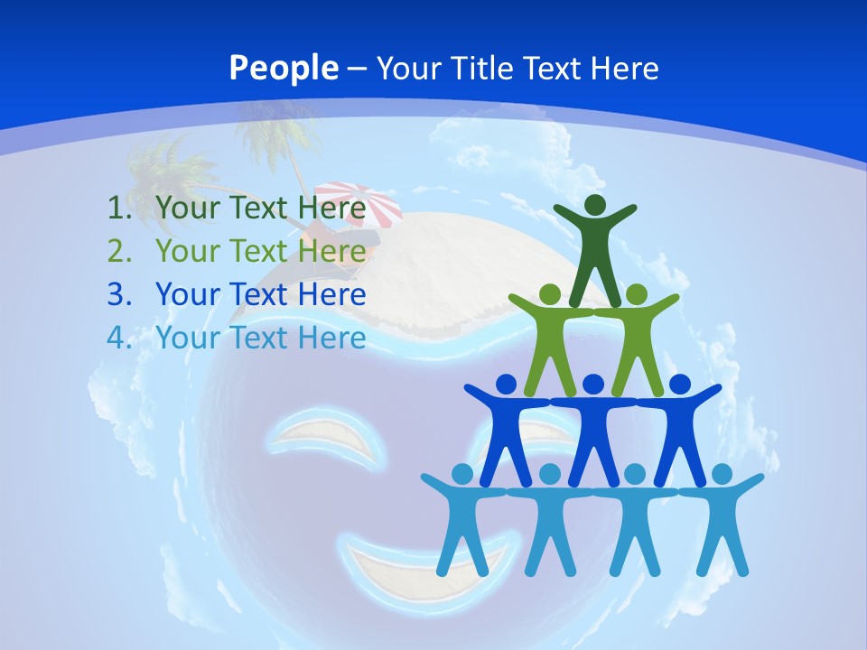 White Shore Resort PowerPoint Template