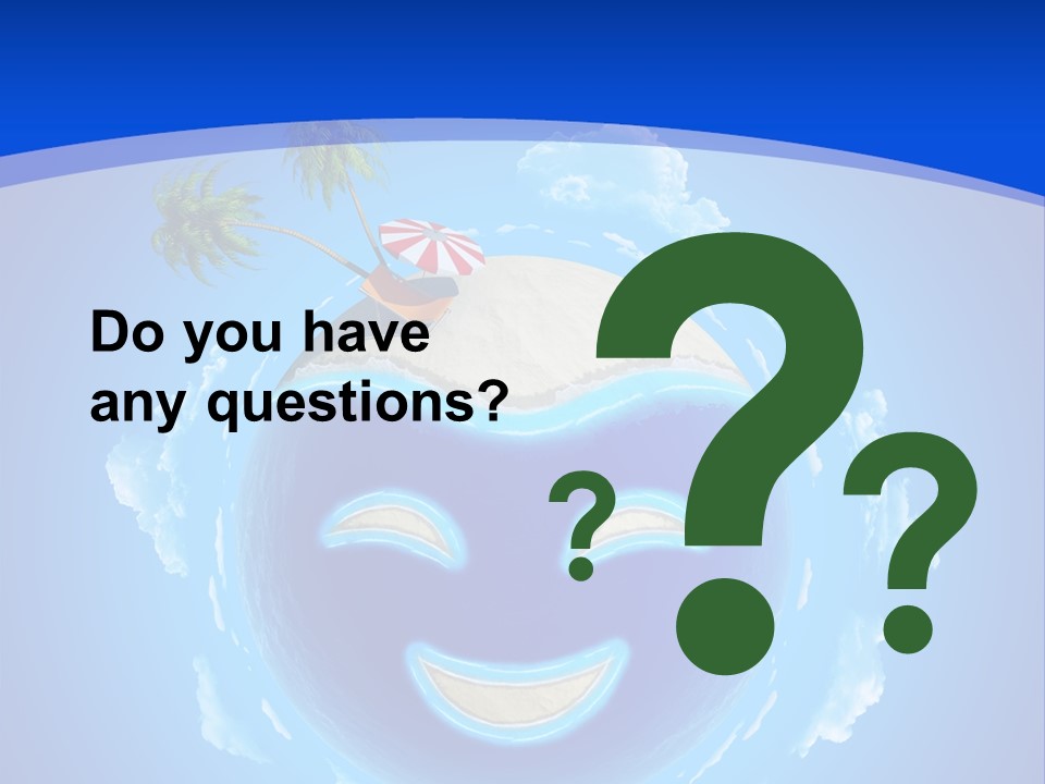 White Shore Resort PowerPoint Template