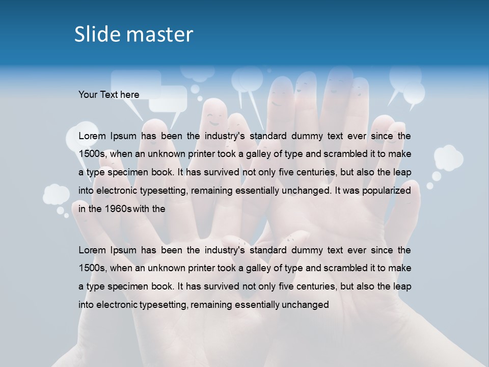 Sign Family Conceptual PowerPoint Template