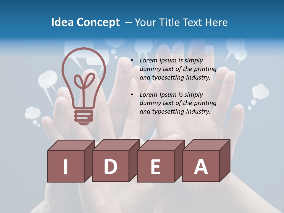 Sign Family Conceptual PowerPoint Template
