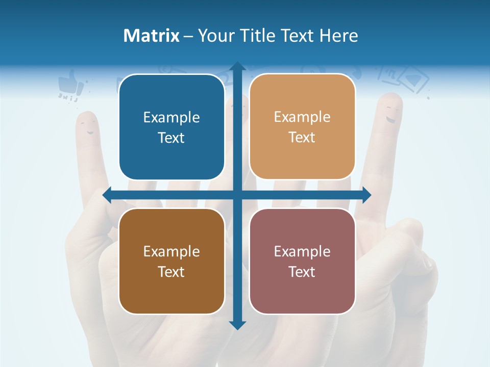 Cloud Family Icon PowerPoint Template
