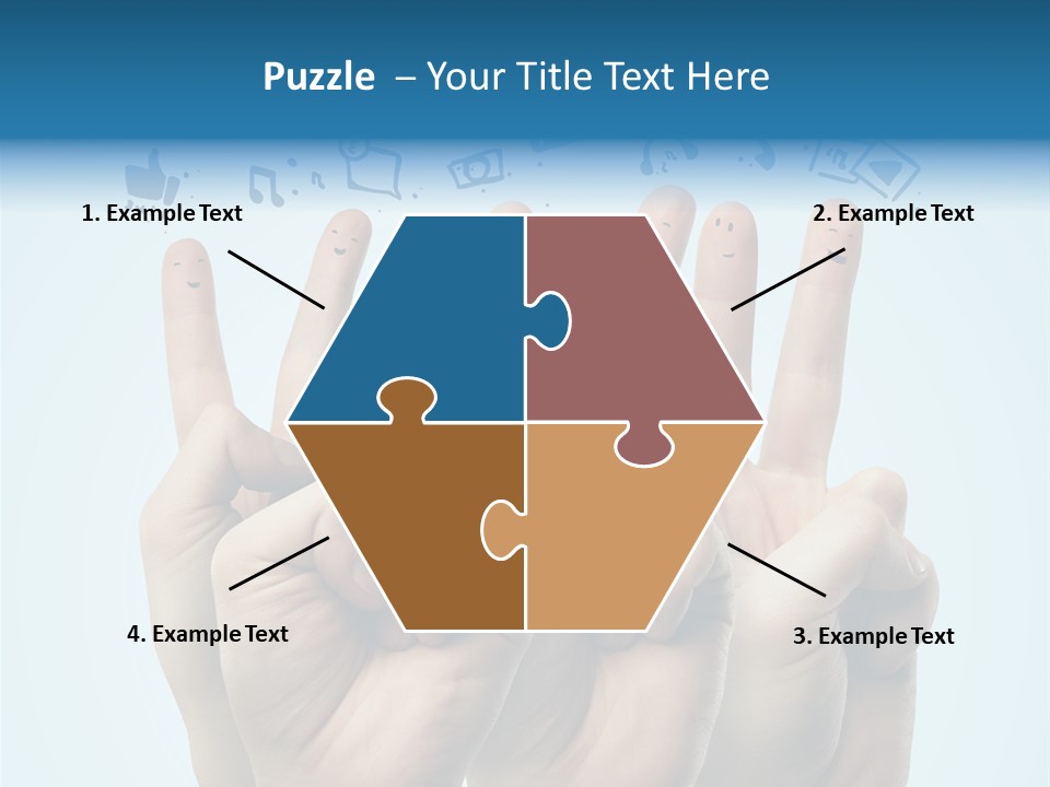 Cloud Family Icon PowerPoint Template