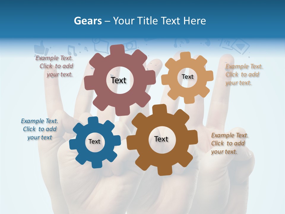 Cloud Family Icon PowerPoint Template