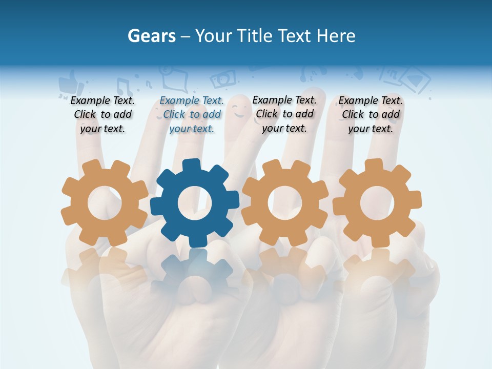 Cloud Family Icon PowerPoint Template