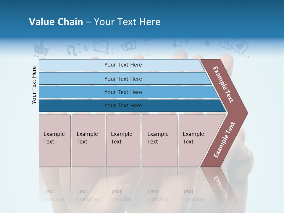 Cloud Family Icon PowerPoint Template