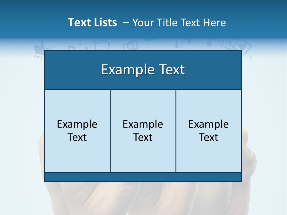 Cloud Family Icon PowerPoint Template