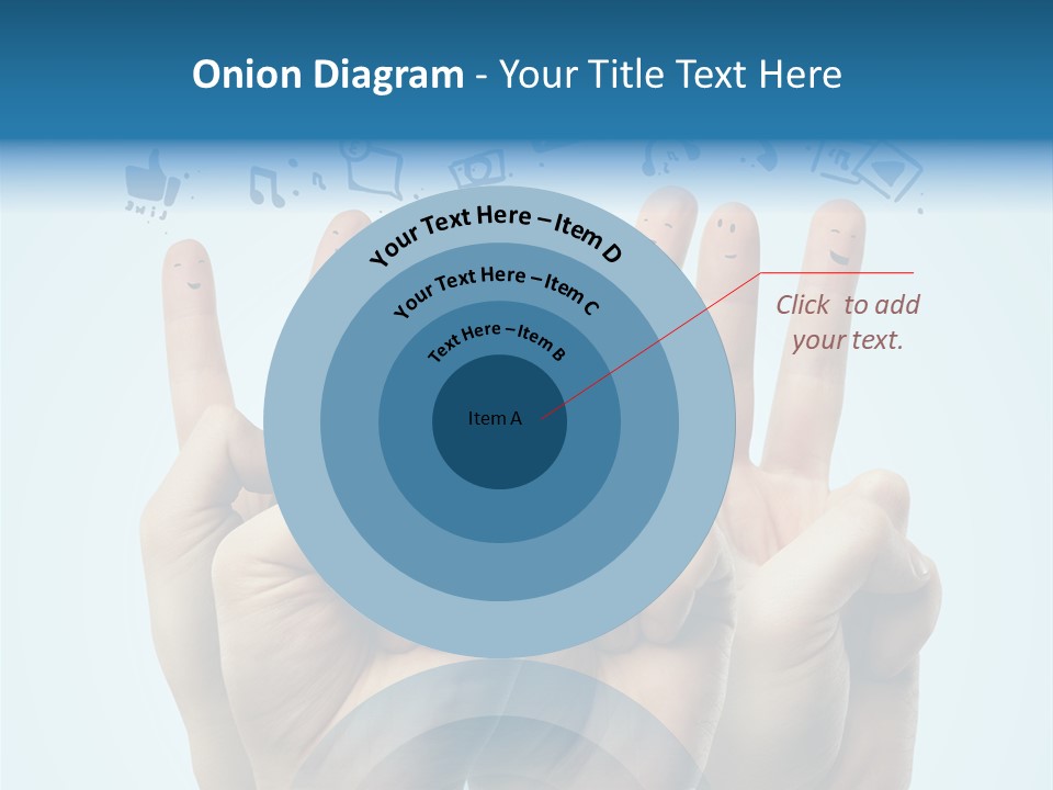 Cloud Family Icon PowerPoint Template