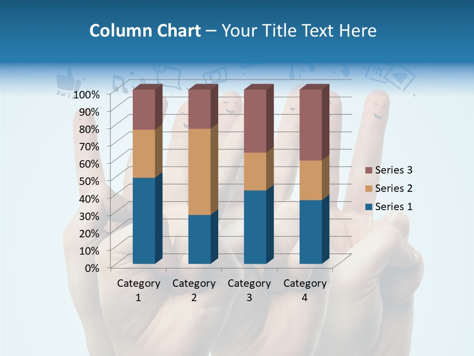 Cloud Family Icon PowerPoint Template