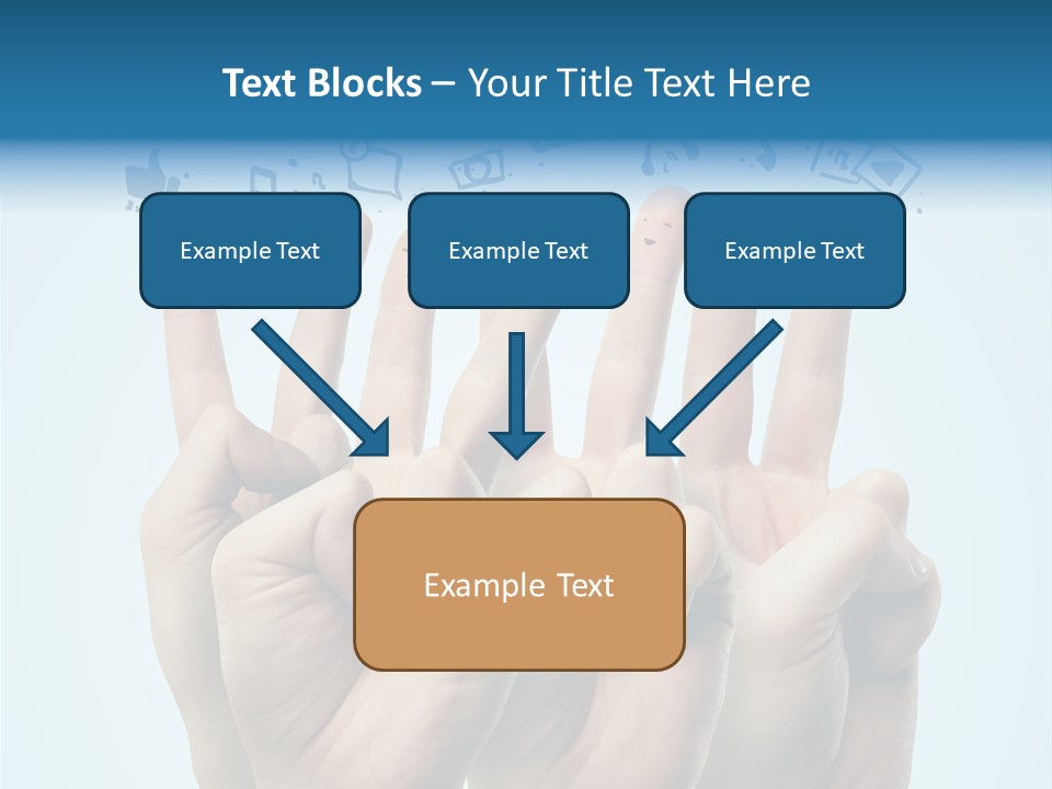 Cloud Family Icon PowerPoint Template
