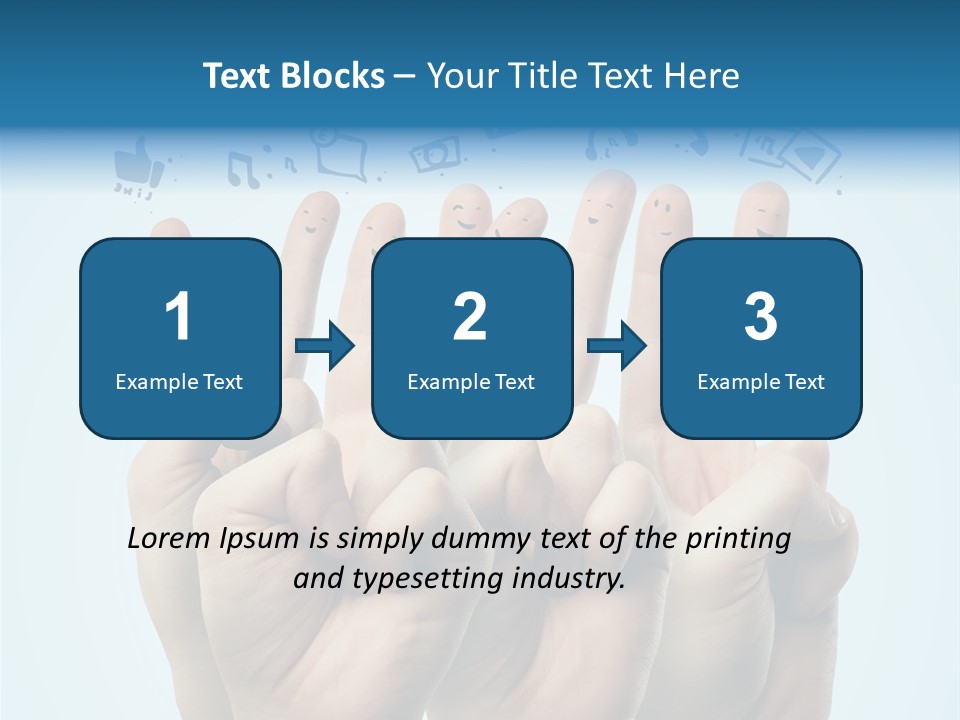 Cloud Family Icon PowerPoint Template