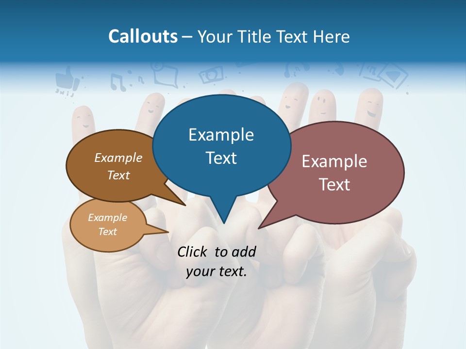 Cloud Family Icon PowerPoint Template
