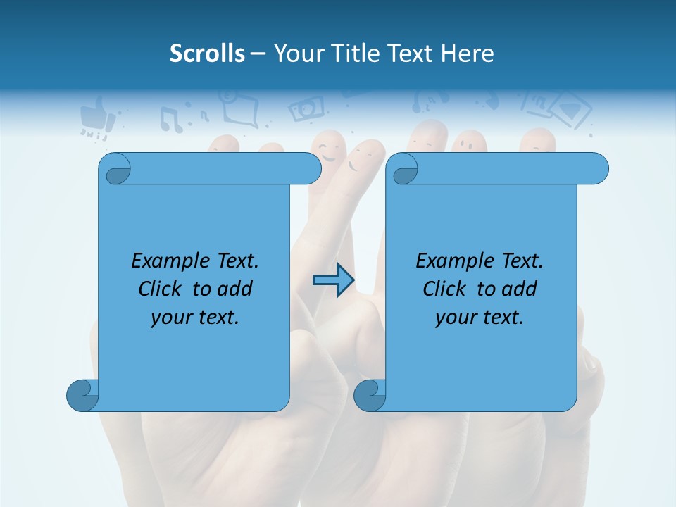 Cloud Family Icon PowerPoint Template