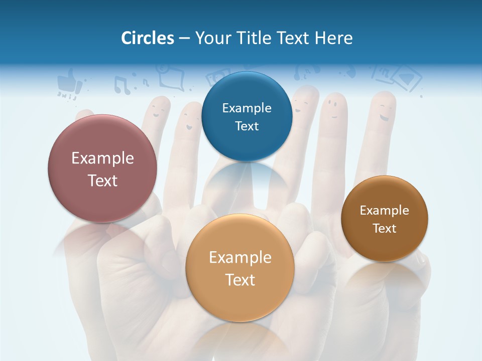 Cloud Family Icon PowerPoint Template