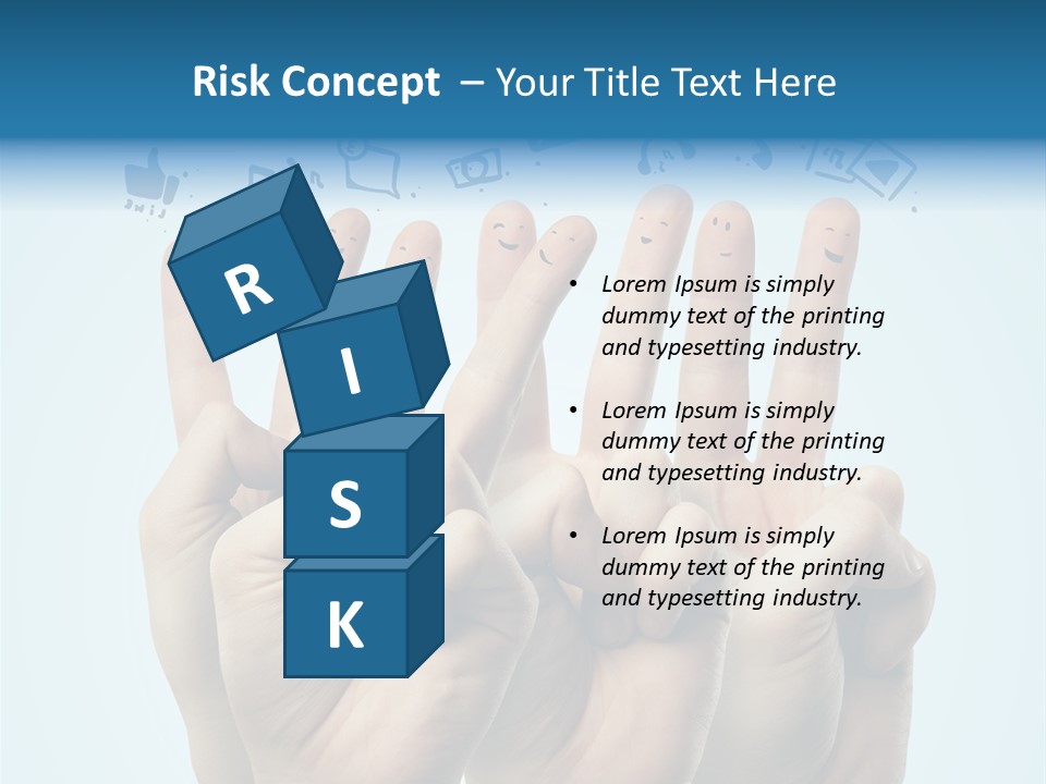 Cloud Family Icon PowerPoint Template