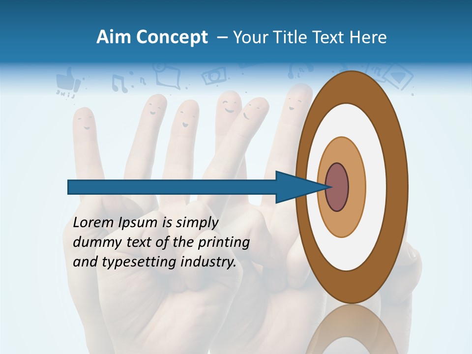 Cloud Family Icon PowerPoint Template