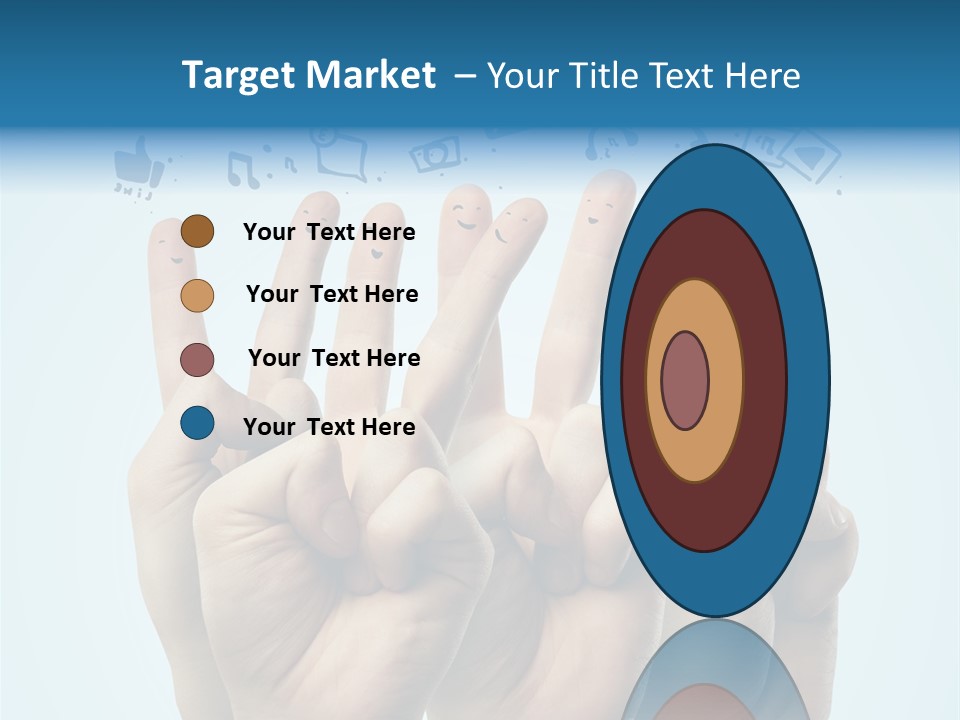 Cloud Family Icon PowerPoint Template