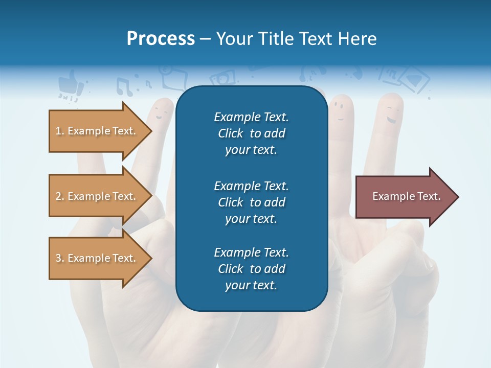 Cloud Family Icon PowerPoint Template