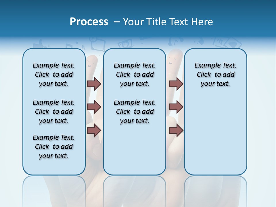 Cloud Family Icon PowerPoint Template