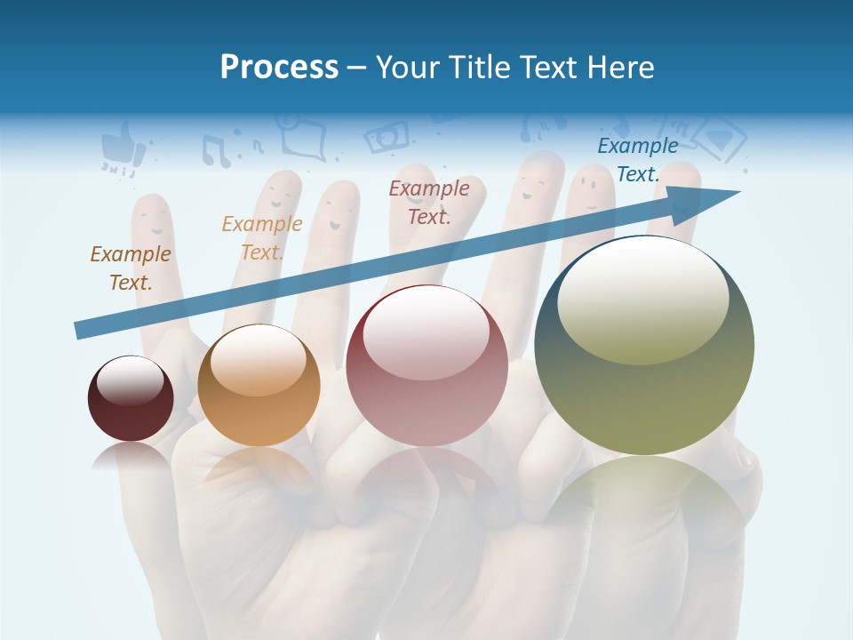 Cloud Family Icon PowerPoint Template