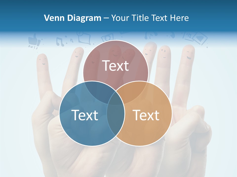 Cloud Family Icon PowerPoint Template
