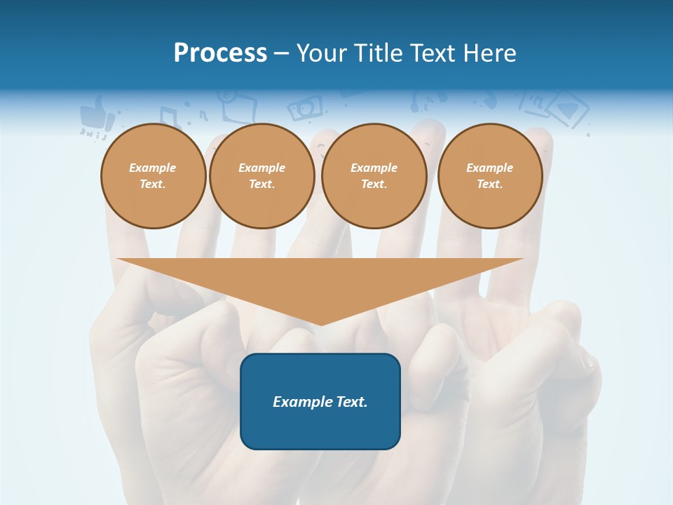 Cloud Family Icon PowerPoint Template