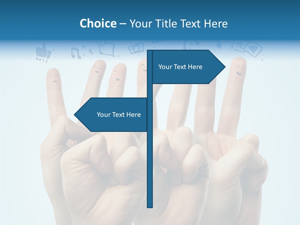 Cloud Family Icon PowerPoint Template