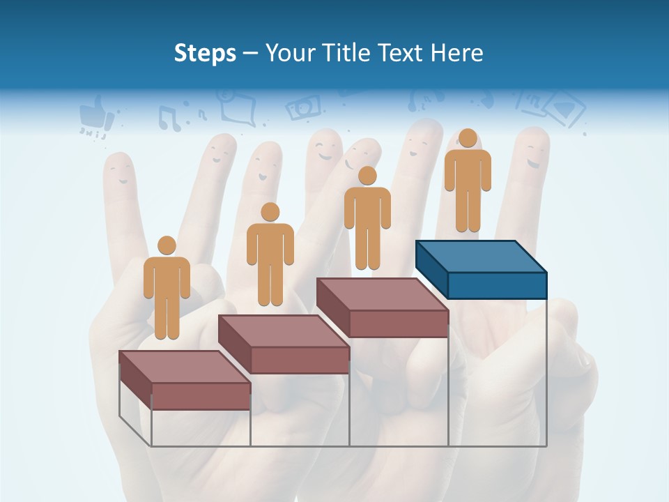 Cloud Family Icon PowerPoint Template