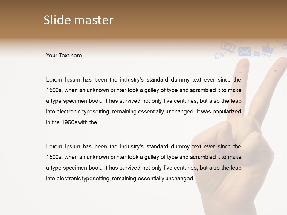Friendly Concept Corporation PowerPoint Template