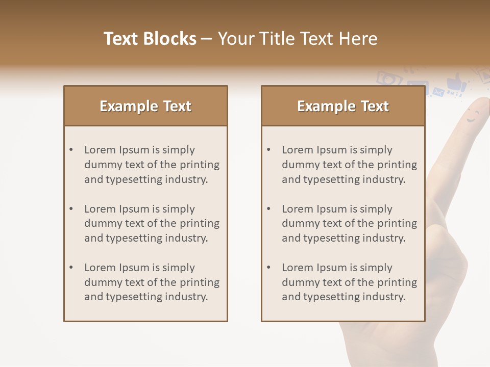 Friendly Concept Corporation PowerPoint Template