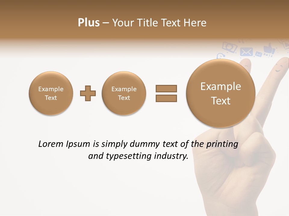 Friendly Concept Corporation PowerPoint Template