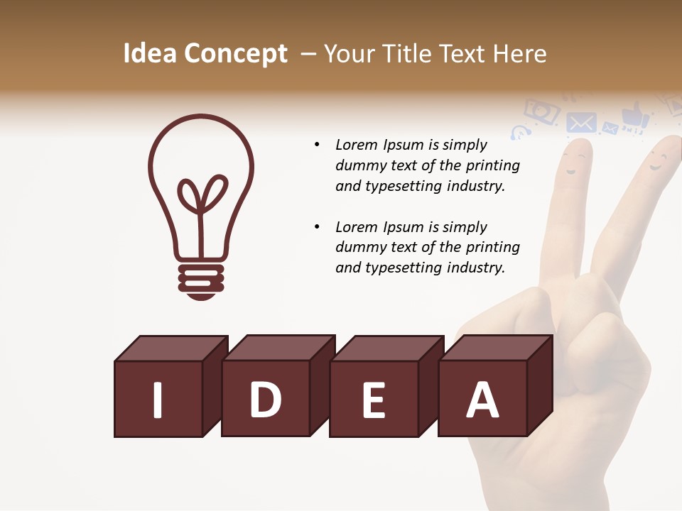 Friendly Concept Corporation PowerPoint Template