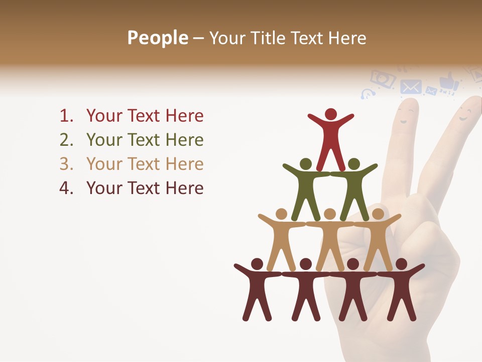 Friendly Concept Corporation PowerPoint Template