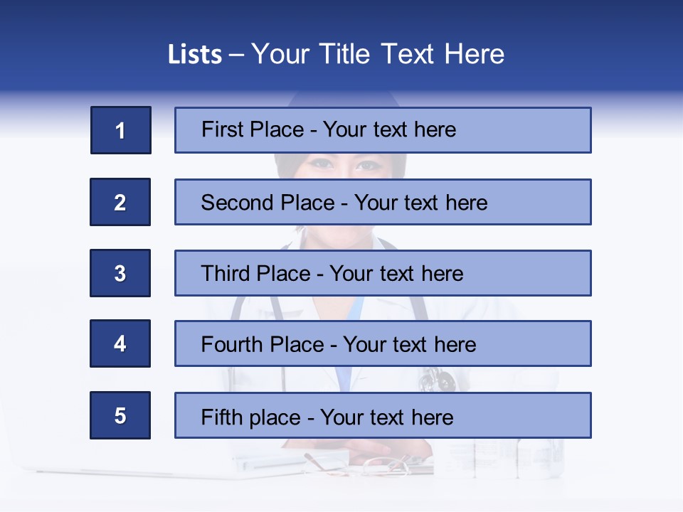 Work Portrait Job PowerPoint Template
