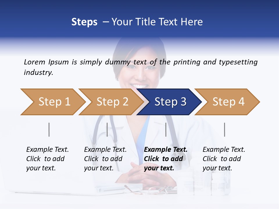 Work Portrait Job PowerPoint Template