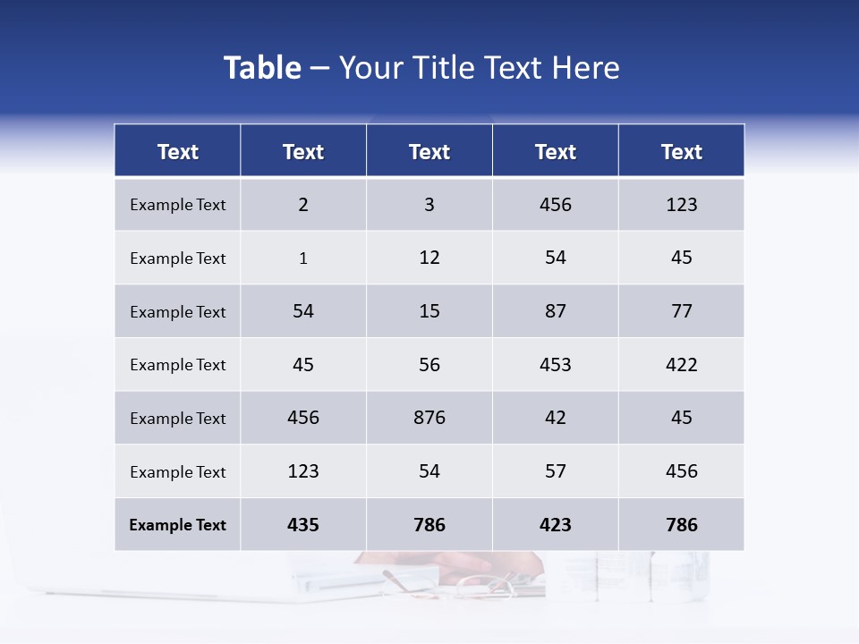 Work Portrait Job PowerPoint Template