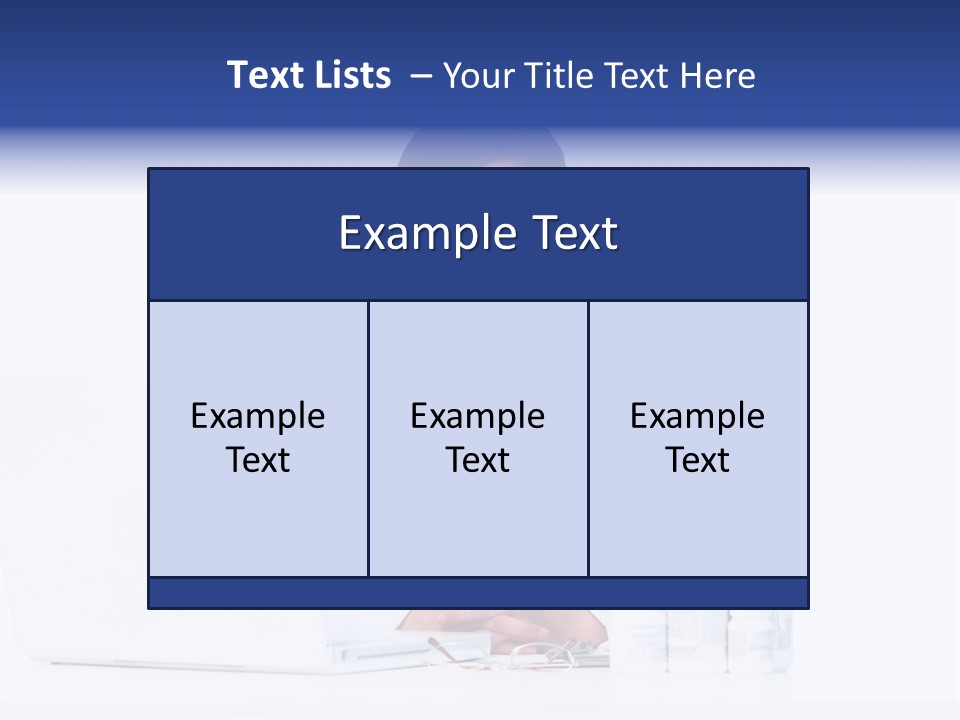 Work Portrait Job PowerPoint Template