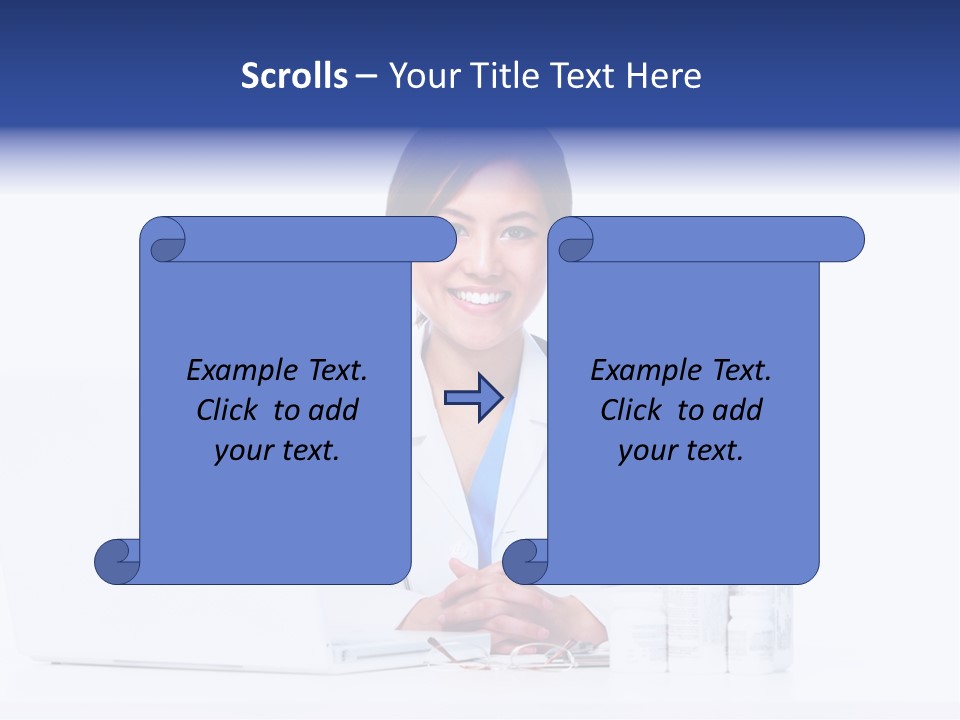 Work Portrait Job PowerPoint Template