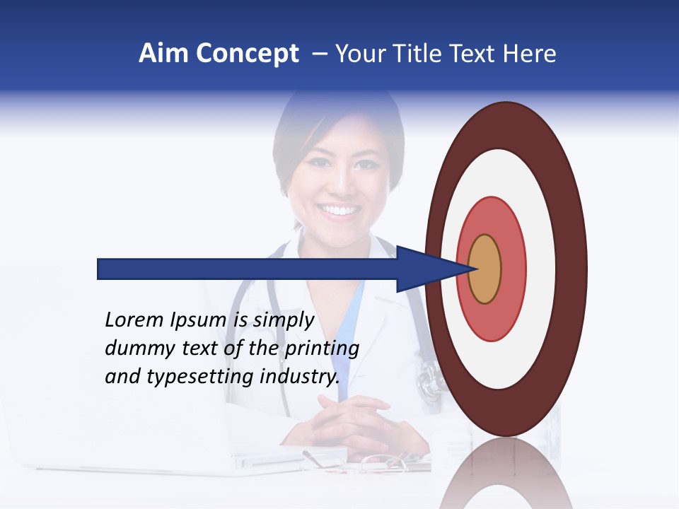 Work Portrait Job PowerPoint Template