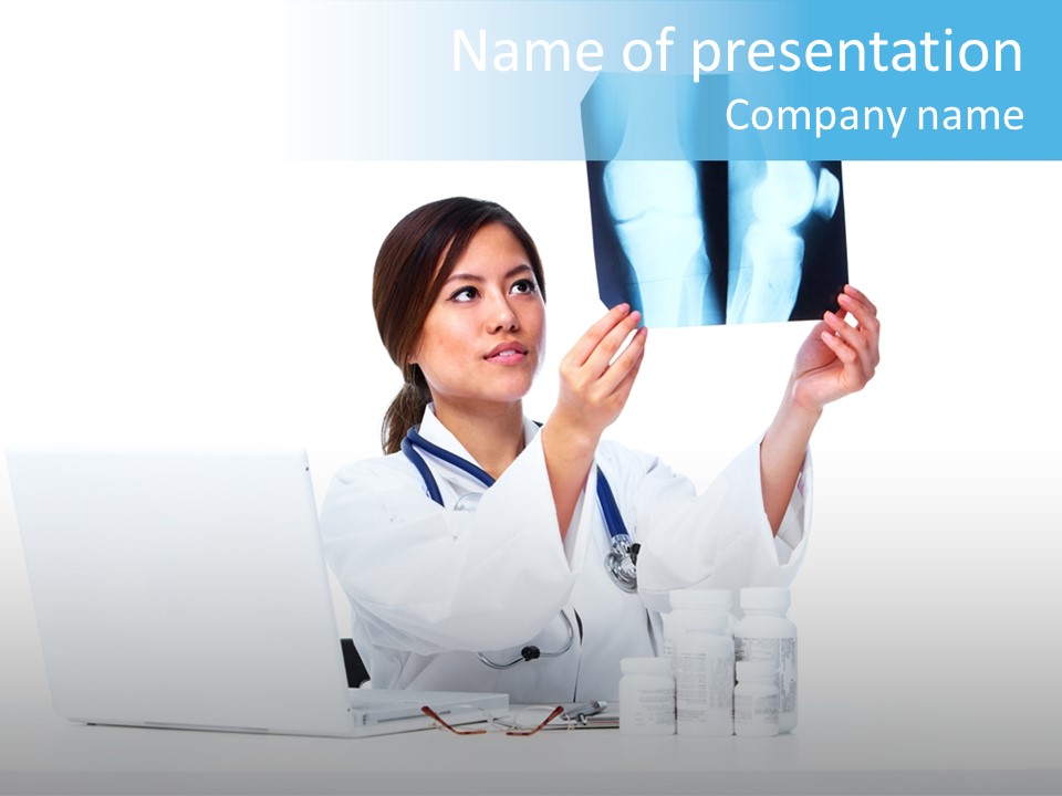 Pharmaceutical Background Illness PowerPoint Template