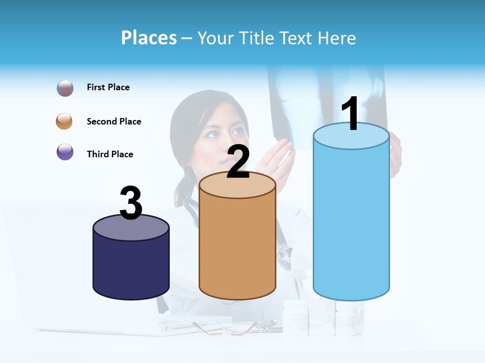 Pharmaceutical Background Illness PowerPoint Template