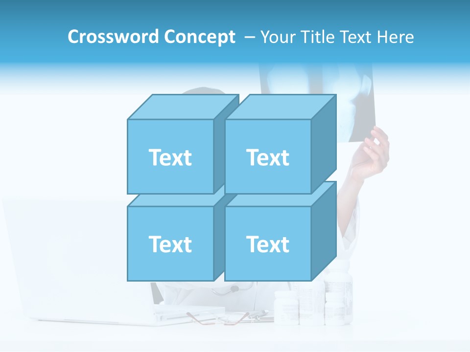 Pharmaceutical Background Illness PowerPoint Template