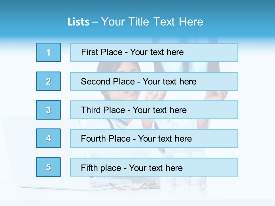 Pharmaceutical Background Illness PowerPoint Template