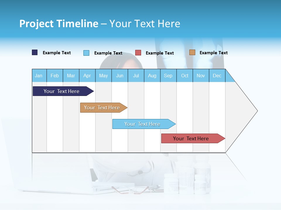 Pharmaceutical Background Illness PowerPoint Template