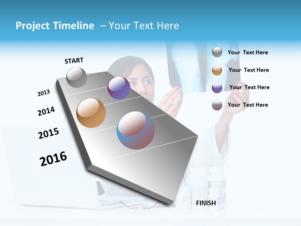 Pharmaceutical Background Illness PowerPoint Template